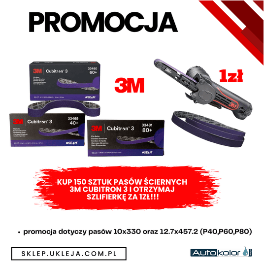 3M Pasy ścierne Cubitron II 12,7x475mm 150szt + szlifierka 33575 GRATIS! -zdjęcie numer 1