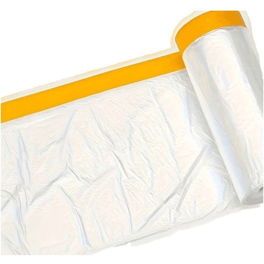 Folia w rolce z taśmą 38mm biała 270cmx16m -zdjęcie numer 1