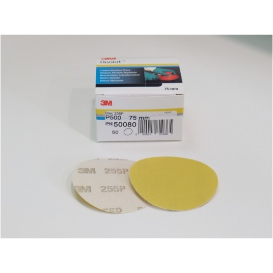 Krążek ścierny 3M 255P, 76mm rzep P500 (50) -zdjęcie numer 2