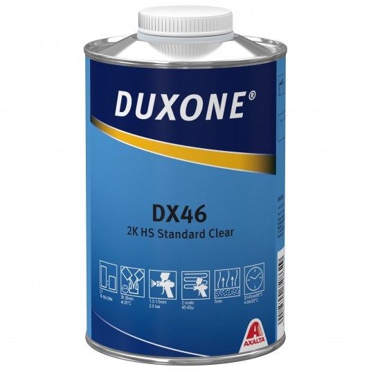 Lakier bezbarwny Duxone DX46 2K HS Standard 1L -zdjęcie numer 1