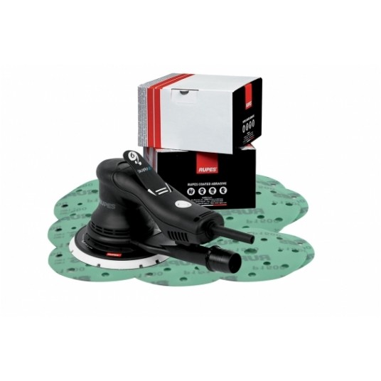 RUPES Szlifierka elektryczna SKORPIO RX253A 150/3mm zestaw -zdjęcie numer 1