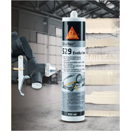Sikaflex 529 EVO masa natryskowa beżowa OCHR 300ml -zdjęcie numer 2