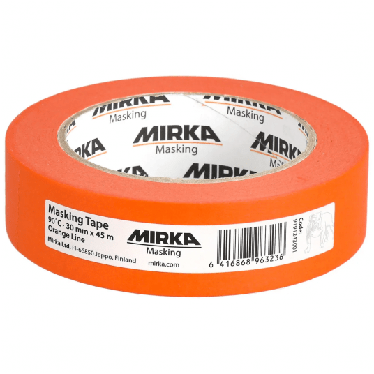 Taśma maskująca Mirka 36mm x 45m 90°C pomarańczowa -zdjęcie numer 1