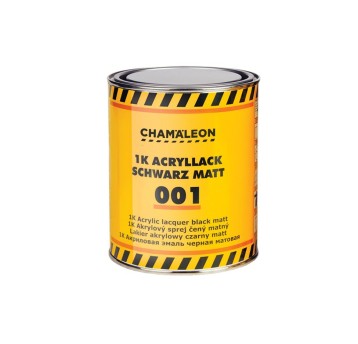 1K Lakier akrylowy CZARNY MATOWY 1L