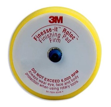 3M Podkładka polerska 76mm (żółta) mocowanie Roloc