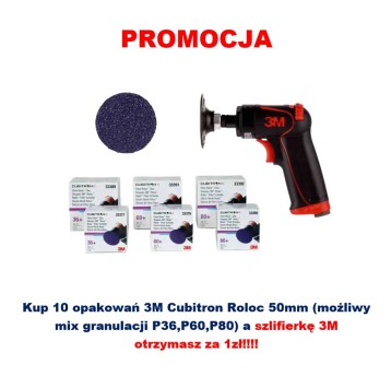 3M Roloc 50mm 150szt + szlifierka GRATIS!
