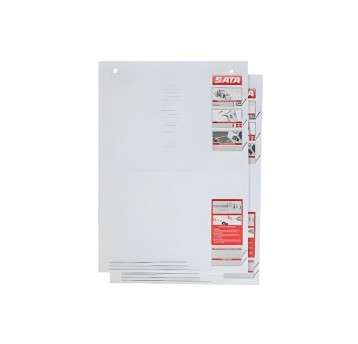 Arkusze kontrolne natrysku SATA (25szt x2)