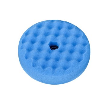 Dwustr. gąbka polerska niebieska-waflowa 150mm QC