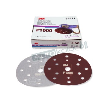 Elastyczne dyski ścierne 150mm P1000 (25szt) 270J