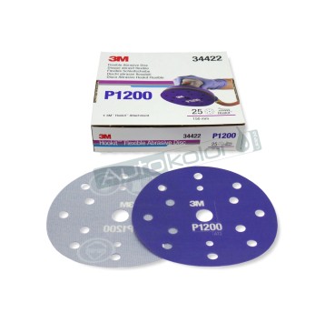 Elastyczne dyski ścierne 150mm P1200 (25szt) 270J