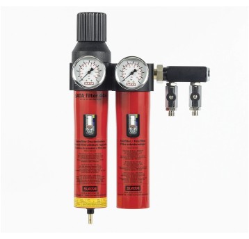 Filtr powietrza SATA 444 dwustopniowy z reduktorem