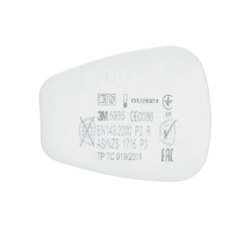 Filtr przeciwpyłowy 3M P3 (zgrzewka po 2 sztuki)