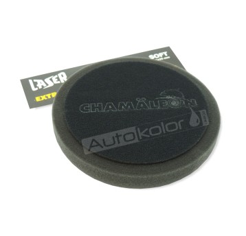 Gąbka polerska LASER EXTRA, SOFT rzep 150x25mm CZARNA