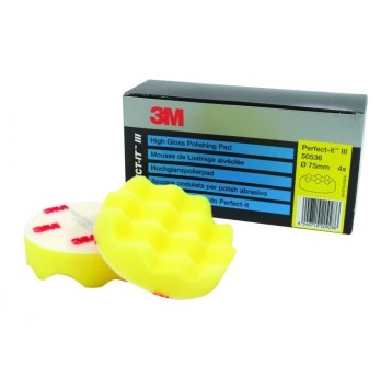 Gąbka żółta polerska Perfect 75mm