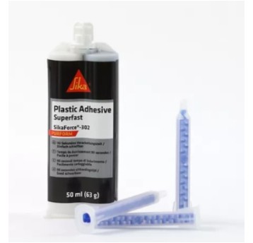 Klej do tworzyw SIKA 302 bardzo szybki A+B 50ml