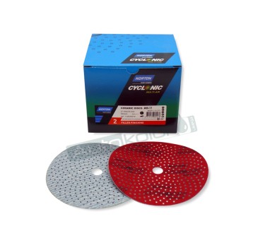 Krążek na rzep MULTI AIR CYCLONIC 150mm CZERWONY 2