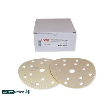Krążek ścierny ASR GOLD na rzep 150mm/15otw. P150