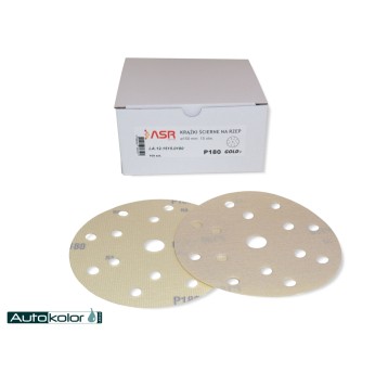 Krążek ścierny ASR GOLD na rzep 150mm/15otw. P180