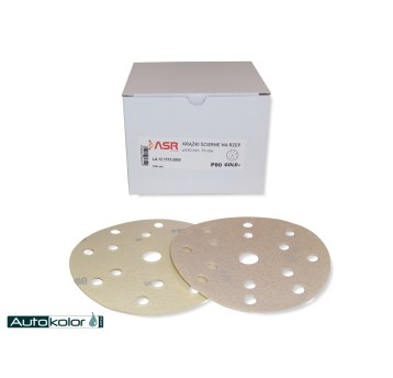 Krążek ścierny ASR GOLD na rzep 150mm/15otw. P80