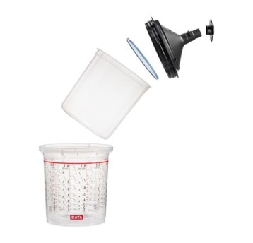 Kubki jednorazowe miękkie SATA LCS 0,6l 125 mikr. (50szt.)