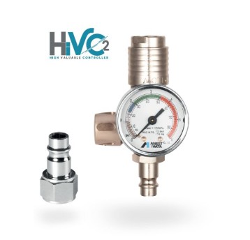 Reduktor ciśnienia + manometr i szybkozł. 0,6 bar