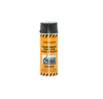 Spray - Czarna transparentna farba do szkła i tworzyw, lamp samochodowych