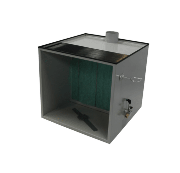 Stanowisko do natrysków próbnych + wyciąg oparów