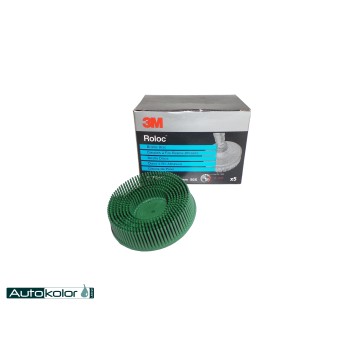 Szczotki czyszczące zielone 50mm 3M Roloc P50