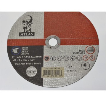 Tarcza do cięcia Norton ATLAS 230mmx1,9mm