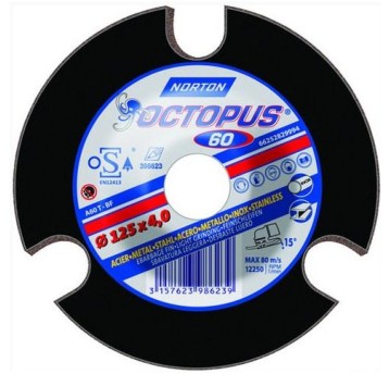 Tarcza do szlifowania OCTOPUS 125x4x22,2 A36T