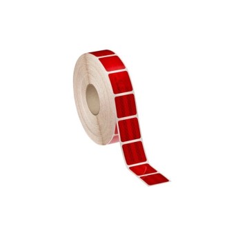 Taśma konturowa czerwona Diamond 51/50m (kwad.5x5)