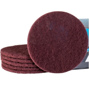 Włóknina w krążkach NORTON bordowa V-Fine 150mm