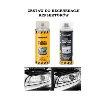 Zestaw do renowacji reflektorów 2K w sprayu
