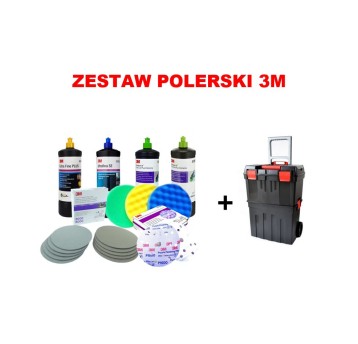 Zestaw polerski 3M + wózek