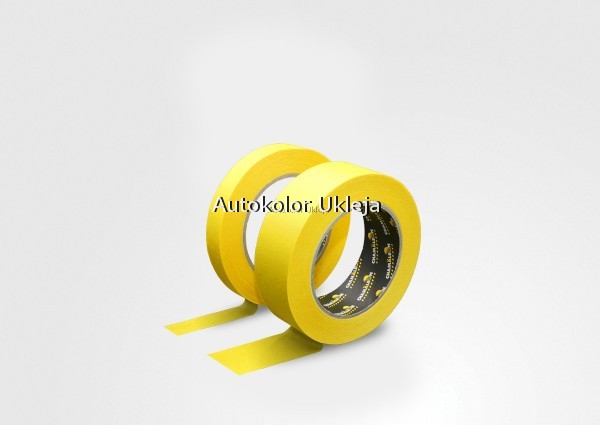Taśma maskująca Water/UV Proof Yellow 18mm 50m